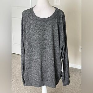 NWT Feat Flowtech Crewneck Longsleeve Unisex Shirt Size XXXL in Gray